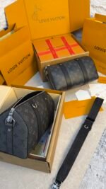 LOUIS VUITTON - SAC CITY KEEPALL GRAPHITE