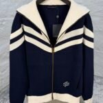 LOUIS VUITTON Blouson Marin - Maille De Coton