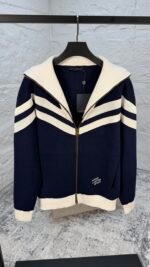 LOUIS VUITTON Blouson Marin - Maille De Coton