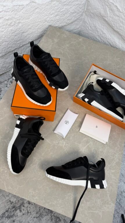 HERMES - BOUCING NOIR CUIR