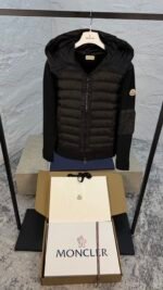 MONCLER Cardigan - Zippé Matelassé