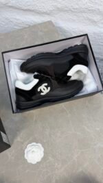 CHANEL MESH SUEDE - BLACK - Image 3