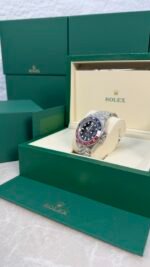 VSF Pepsi - 904L ACIER Bleu & Rouge Lunette Bracelet Jubilé - 3285 V3 - Image 4