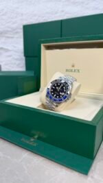 VSF Batgirl - 904L ACIER Bleu & Noir Lunette Bracelet Jubilé - 3285 V3 - Image 3