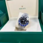 VSF Batgirl - 904L ACIER Bleu & Noir Lunette Bracelet Jubilé - 3285 V3