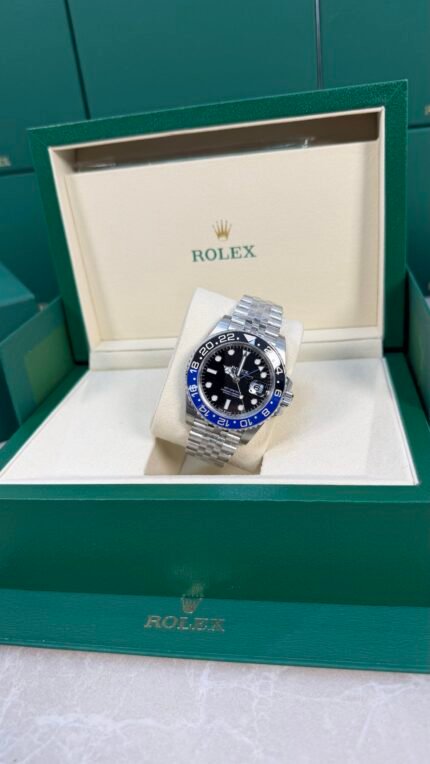 VSF Batgirl - 904L ACIER Bleu & Noir Lunette Bracelet Jubilé - 3285 V3